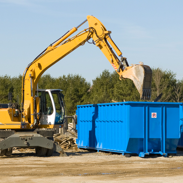 are there any restrictions on where a residential dumpster can be placed in Plattsburgh